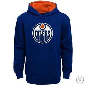 NHL- youth Edmonton Oilers Outerstuff Prime Fleece Blue Hoodie size XXL